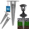 Základňa pre záhradné svietidlá zapustená do zeme kotva 150 mm sada 2 ks.