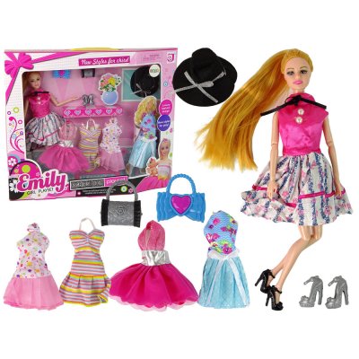 Lean Toys Odnímateľné doplnky pre bábiku Emily