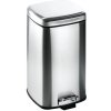 Oceľový pedálový odpadkový kôš 12 l