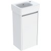 Geberit Selnova Square umývadlo so skrinkou 50 cm biela 504.132.01.1