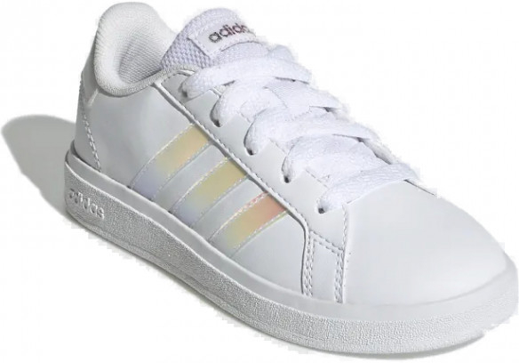 adidas Grand Court 2.0 K cloud white iridescent cloud white Biela