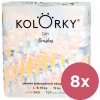 KOLORKY DAY Plienky jednorazové eko, štetec L (8-13 kg) 152 ks - MESAČNÁ ZÁSOBA VP-F068829