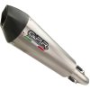 Slip-on exhaust GPR GP EVO4 E4.T.87.GPAN.TO Brushed Titanium including removable db killer and link pipe