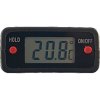 Elektronický teploměr se sondou od -50 do 280 stupňů Celsia | STALGAST, 620010 inox;černý