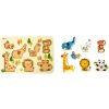 Bonaparte vkládačka/Puzzle deskové obrysové ZOO dřevo