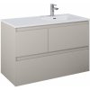 Elita Split skrinka 100x45.8x63.5 cm závesná kúpeľňová skrinka pod umývadlo béžová RE011005157020