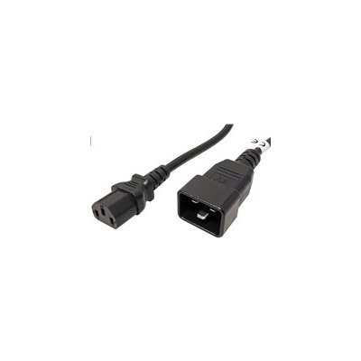 PremiumCord Kabel síťový propojovací 230V 10A 3m, konektory IEC 320 C13 - IEC 320 C20