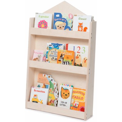 Mobli Dotty, Natural Haus, detský regál na knihy, Montessori, multiplex, 60 × 95 × 13 cm (DOTTYN-C)