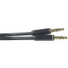 Kabel Jack 3,5 - Jack 3,5 stereo, stíněný kabel 3,5mm, 1,5m