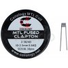 Coilology predmotané špirálky MTL Fused Clapton SS316L - 0.64ohm 1 ks