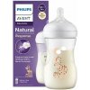 Philips Avent Reagujúca dojčenská fľaša Natural, Žirafa - 260 ml