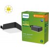Philips 8720169265660 Outdoor solar Vynce solárne nástenné svietidlo LED 1,5W/200lm 2700K IP44 čierna