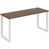Hobis Pracovný stôl UNI O, 160x75,5x60 cm, orech/biela