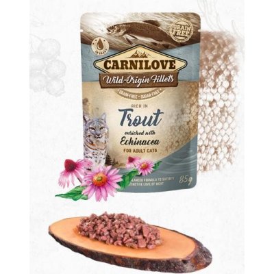 CARNILOVE cat ADULT TROUT echinacea 24 x 85 g