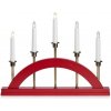 Markslöjd Markslöjd 705833 - Vianočný svietnik BRIDGE 5xE10/3W/230V červená ML1080 + záruka 3 roky zadarmo + záruka 3 roky zadarmo