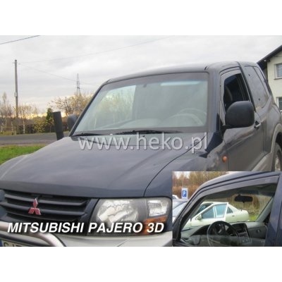 Deflektory na Mitsubishi Pajero, 3-dverová, r.v.: 2001 -