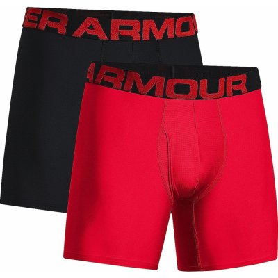 Under Armour Tech 6in 2 Pack - Red/Black XXL