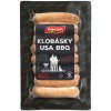 Mecom Klobásky USA BBQ 210 g
