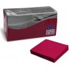 Servítky 24x24cm 2-vrstvové 4f 250ks bordove