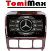 TomiMax Mercedes S Android 14 autorádio s WIFI, GPS, USB, BT HW výbava: 4 Core 2GB+32GB LOW