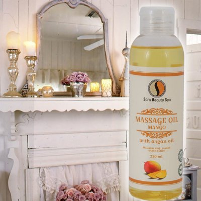 Sara Beauty Spa masážny olej Mango 250 ml