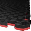 Sedco TATAMI PUZZLE podložka - Dvojfarebná - 100x100x2,6 cm - červená/černá