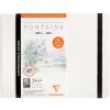 Clairefontaine Akvarelový album Fontaine Hot Pressed 21 x 16 cm 24 listov 300 g