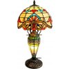 | Brilagi - Tiffany vitrážová stolná lampa MIRABELLA 1xE27/60W/230V + 1xE14/40W | BRT-12028E