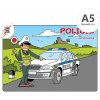 Omaľovánka a5 polícia