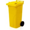 TBA Plastové obaly s.r.o. Plastová popolnice 120l, žltá