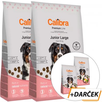 Calibra Dog Premium Line Junior Large 2 x 15 kg