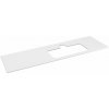 Sapho Brahea doska Rockstone 146,6 x 51,5 cm biela matná BT147-0101-R