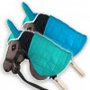 Deka obojstranná a náušníky Skippi pre Hobby Horse - mätová a modrá