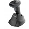 CINO čtečka F680BT-SR bezdrátová 1D čtečka kódu, dosah 100m, USB kit vč. základny + kabel GPHS68011000K51