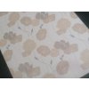 Dekoračné látka Taurus-béžovej kvety šírka 140 cm