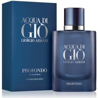 Giorgio Armani Acqua di Gio Profondo, Parfémovaná voda, Pánska vôňa, 40ml