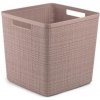 Curver Jute 17L Košík kocka 28 x 28 x 27 cm ružový 01906-204