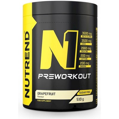 Nutrend N1 PRE-WORKOUT červený pomaranč 10x17g