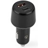 NEDIS nabíječka do auta/ 65 W/ 12 - 24 V DC/ 3.25 A/ USB-A/ USB-C/ automatická volba napětí/ černá CCPD65W100BK