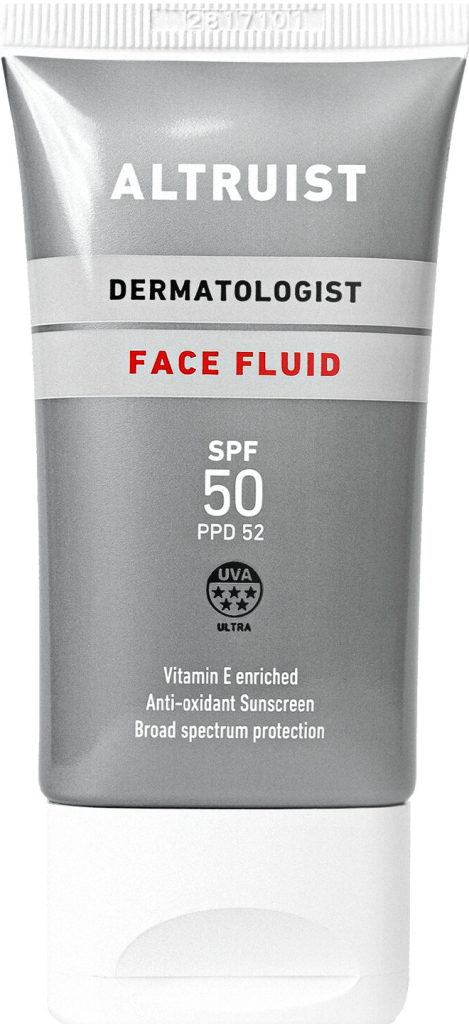 Altruist Face Fluid opaľovací krém na tvár SPF50 50 ml
