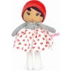 Bábika pre bábätká Jade K Doll Tendresse Kaloo 18 cm v srdiečkových šatách z jemného textilu od 0 mes