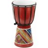 Detský bubon djembe 30 cm, mahagón, ručne maľovaný