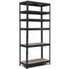 Trestles RH Regál 2200 x 800 x 300 mm 6 políc modrá