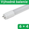 ELWATT LED T8 trubica 60cm 9W 850lm 6 + 4 - výhodné balenie - sklo Typ svetla: Denná biela 4000K