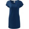 MALFINI Tričko/šaty Love 123, krátký rukáv, dámské MAL-1238712 XS Modrá půlnoční