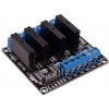 SSR Relé modul Low level - 4 kanály 5V DC