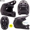 Fox Rampage helmet CE matte black, matná čierna, L