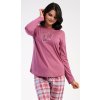 Vienetta Dámske pyžamo dlhé Charlotte: starorůžová XL