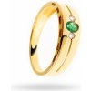 Dámsky prsteň zo zlata so smaragdom 935183zS