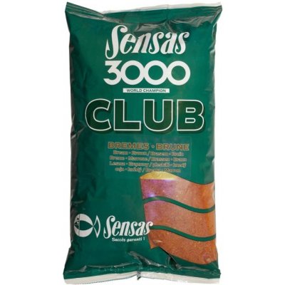 Sensas Kŕmenie 3000 Club Bremes Brune 1kg